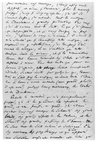 Letter to Richard Wagner, 17th February 1860 by Charles Pierre Baudelaire
